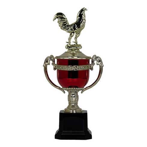 Trofeo de Copa con Figura Serie PC de Gallo